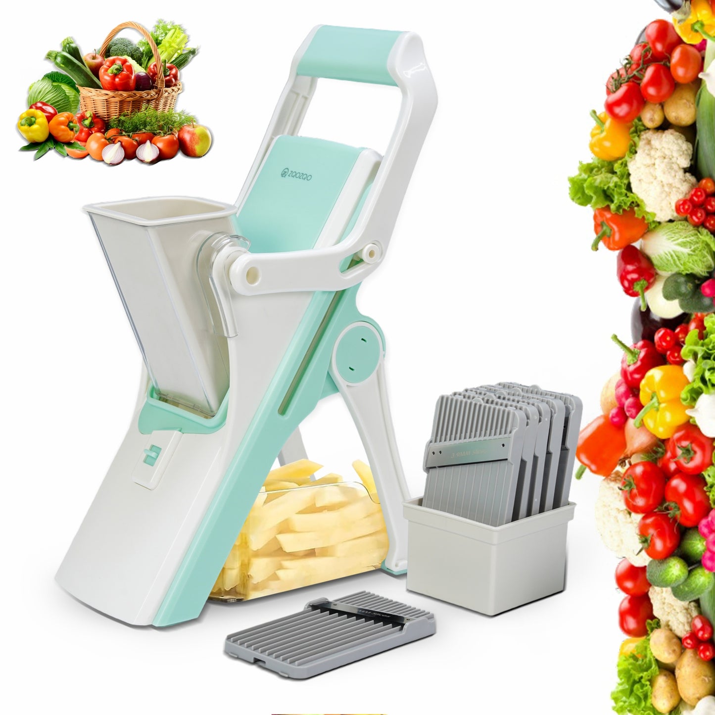 GT 6 in 1 Stainless Steel Manual Cheese Grater